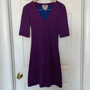 Ruby Belle Women’s Striped Flared Dress